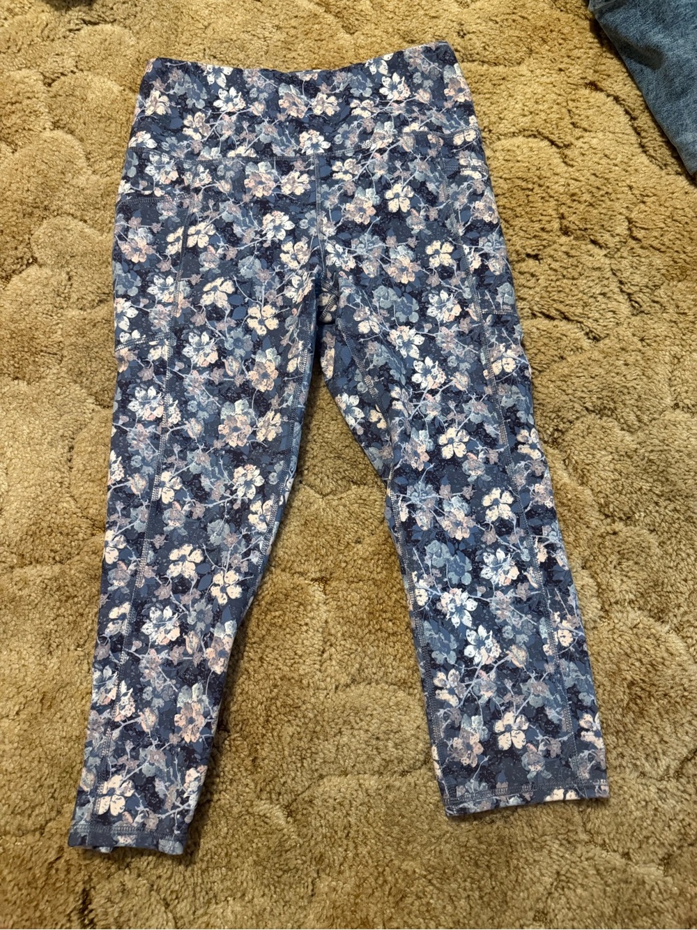RBX  Navy Floral Leggings